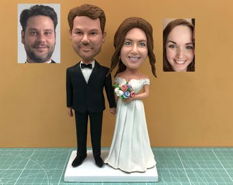 Personalisierte paar Bobblehead, Benutzerdefinierte Jubiläumsgeschenk, handgemachte Puppe