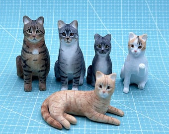 Custom Cat Cake Topper: Personalized Wedding Sculpture, Pet Keepsake