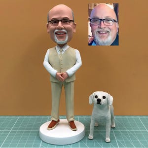 Bonecos personalizados, bonecos de marido, bonecos de pai, bonecos de estátua 3D personalizados, presentes criativos personalizados, presentes de Natal