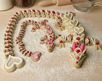 Sugar Cookie Dragon Biscuit and Icing Flexi Fidget Sensory Toy