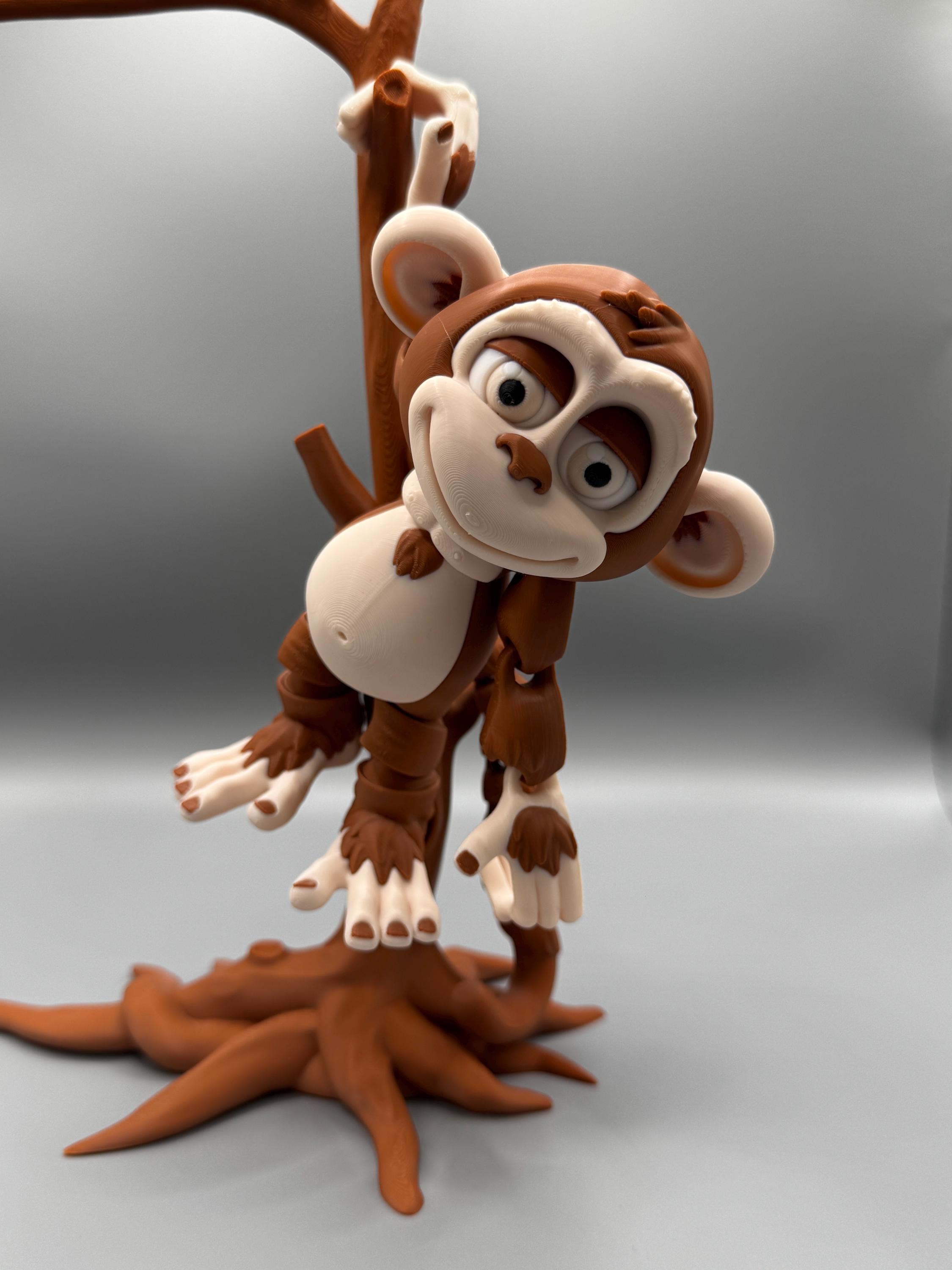 Cute Articulating Monkey – Stands Upright, Hangs by Tail or Hand