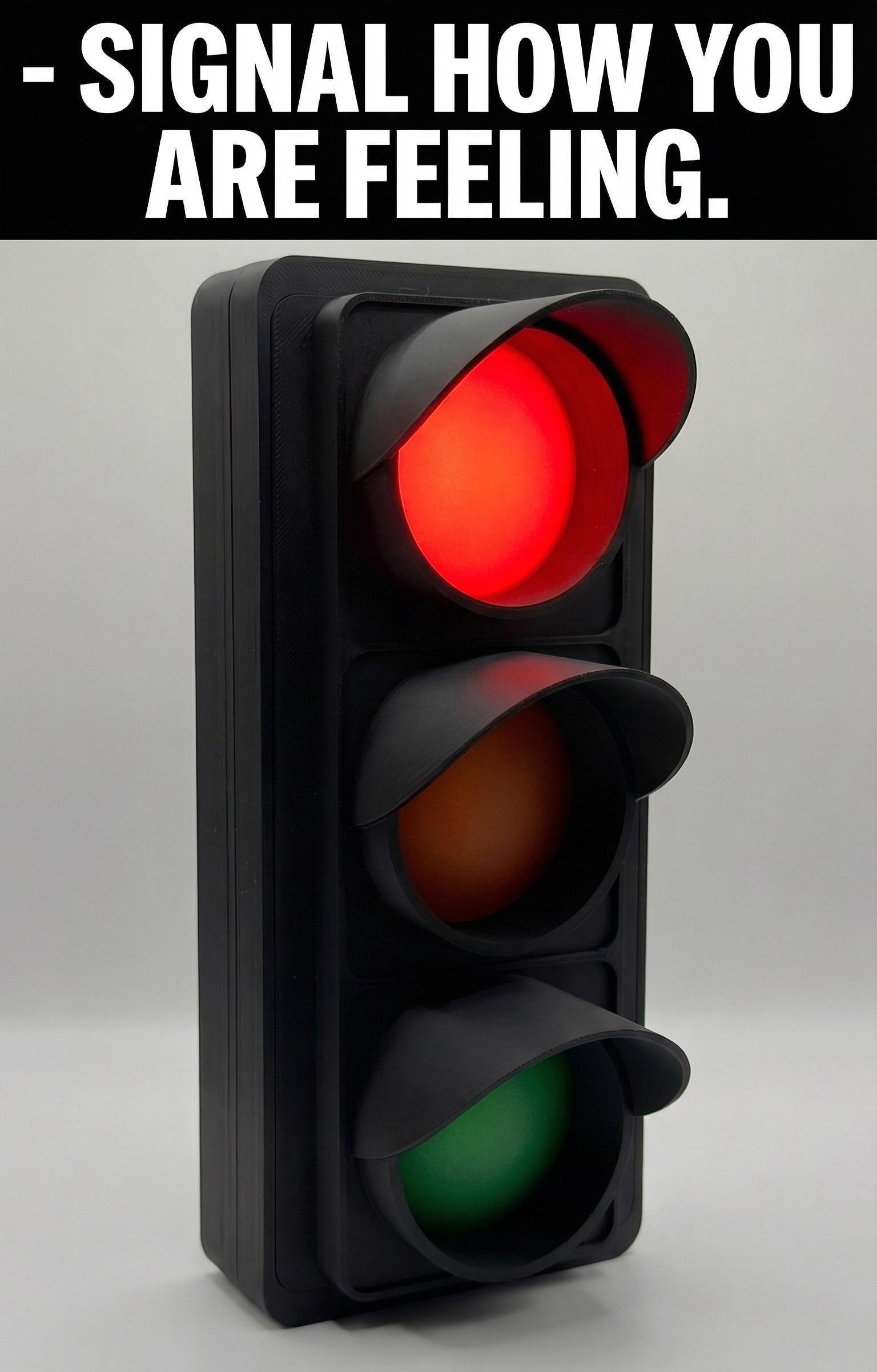 Mini Feu De Signalisation LED – Réplique De Feu Tricolore 21 Cm Ou 45 Cm, Lampe De Bureau Décorative