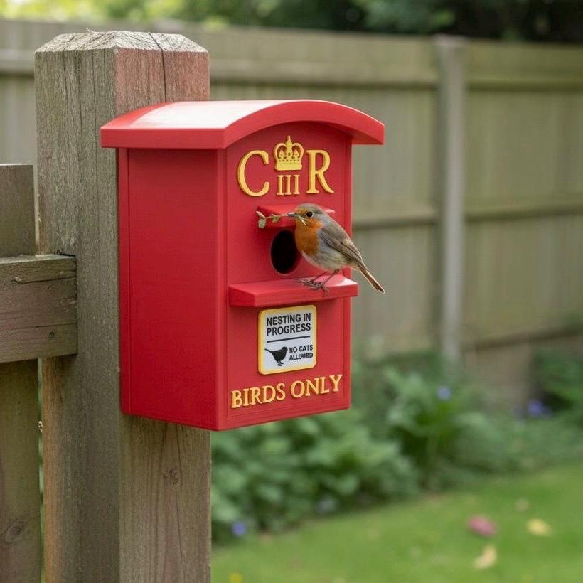 その他 GELCHOP BIRD HOUSE POST BOX postbox-bird-house-frost-proof