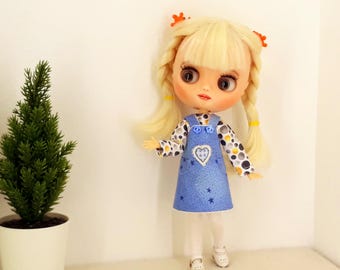 Middie Blythe Doll Dress: Sundress and Shirt Outfit
