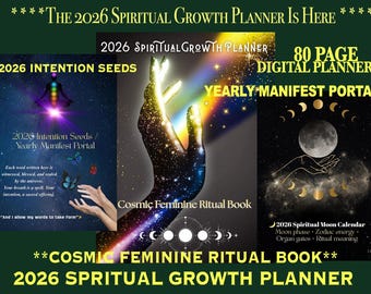 2026 Lunar Witch Planner | Astrology Calendar, Moon Rituals, Monthly Planner, Digital & Printable