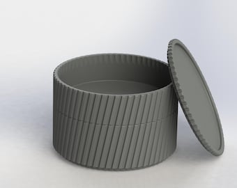 Organizador de escritorio minimalista apilable - Archivo STL imprimible en 3D para almacenamiento en el escritorio - Organizador modular para USB, cables, tarjetas de memoria y más