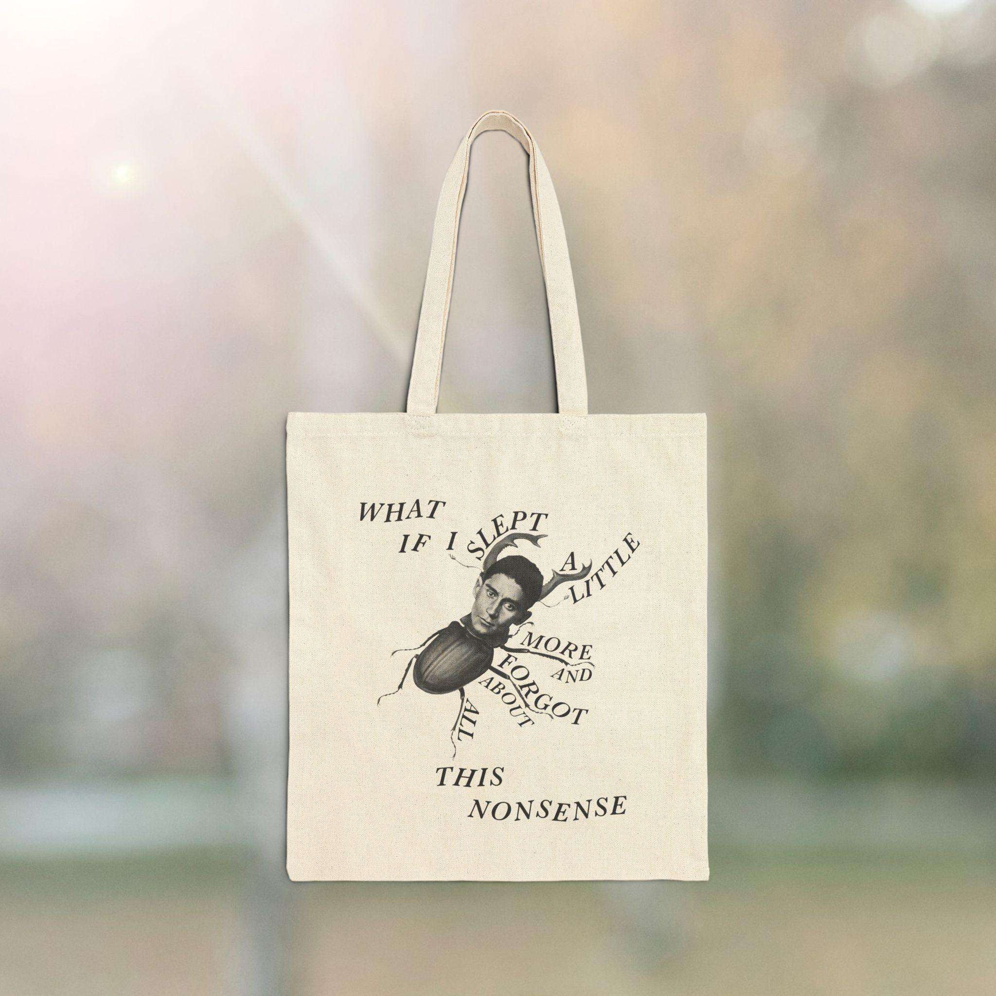 Franz Kafka Tote Bag Gregor Samsa the Metamorphosis Shoulder Bag 