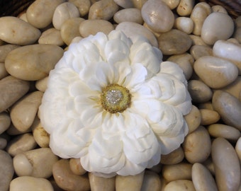 Ivory Flower Barrette