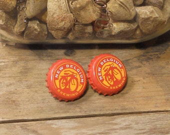 New Belgium Bottle Cap Cufflinks