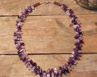 Amethyst - Amethyst quartz necklace