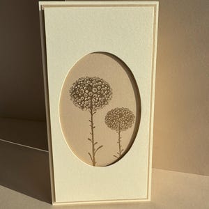 Biglietto d'auguri di lusso fatto a mano con motivi floreali, idea regalo di nozze unica, regalo di compleanno, busta per soldi, biglietto d'auguri minimalista