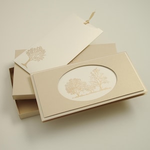 Biglietto di auguri di lusso, busta fatta a mano per denaro, elegante scatola regalo, regalo di nozze, regalo di compleanno, idea regalo unica per anniversario