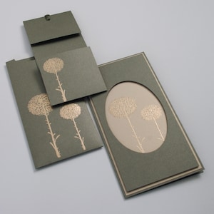 Carte de voeux de luxe, enveloppe faite main pour de l'argent, coffret cadeau élégant, cadeau pour une mère, cadeau d'anniversaire, idée cadeau d'anniversaire unique