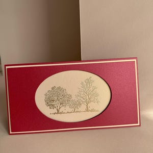 Cartão de felicitações de luxo feito à mão, ideia única de presente de aniversário, envelope para dinheiro, presente de aniversário, cartão de felicitações minimalista