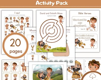 Activiteitenboek David en Goliath: zondagsschoollessen (digitale download)