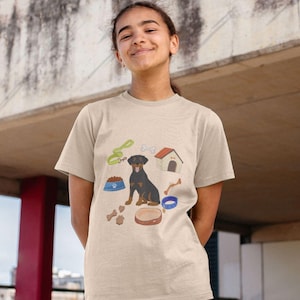 Dog And Accessories T-shirt For Children Who Love Dogs