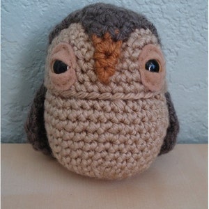 CROCHET PATTERN Amigurumi Owl PDF Instant Download Miniature Woodland Plushie image 3