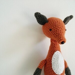 CROCHET PATTERN Amigurumi Fox PDF Instant Download Cute Baby Shower Gift image 3