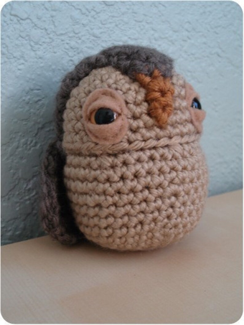 CROCHET PATTERN Amigurumi Owl PDF Instant Download Miniature Woodland Plushie image 4