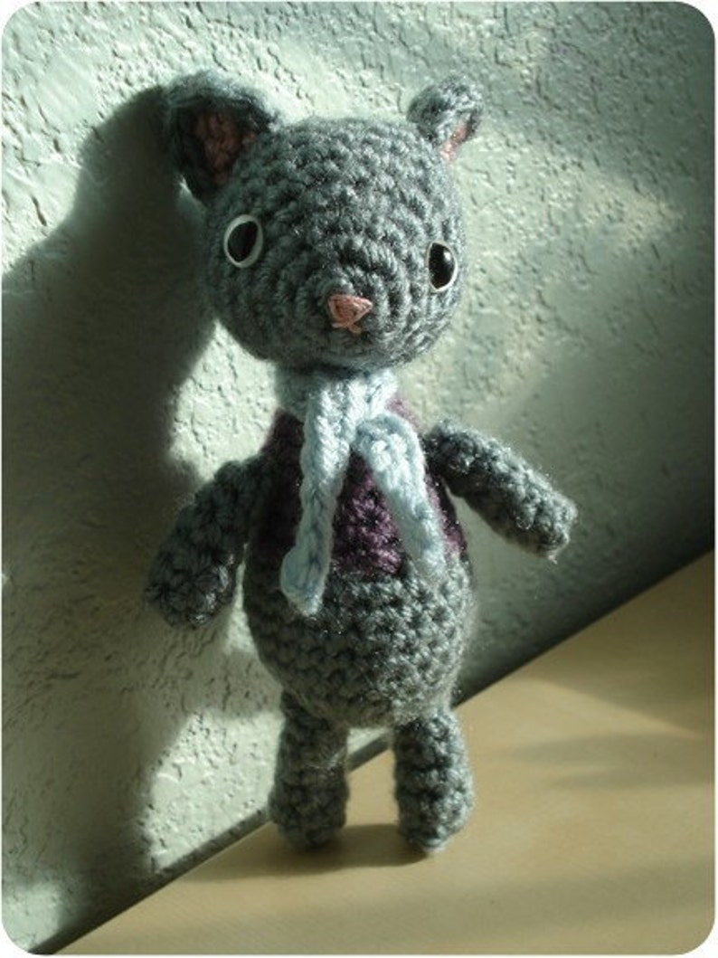 CROCHET PATTERN Amigurumi Kitty Cat PDF Instant Download Cute Plushie Gift image 4