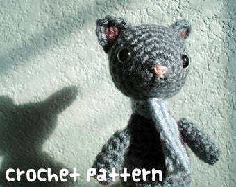 MODÈLE CROCHET - Amigurumi Kitty Cat - PDF Téléchargement instantané - Cadeau peluche mignon