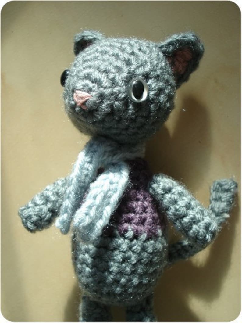 CROCHET PATTERN Amigurumi Kitty Cat PDF Instant Download Cute Plushie Gift image 3