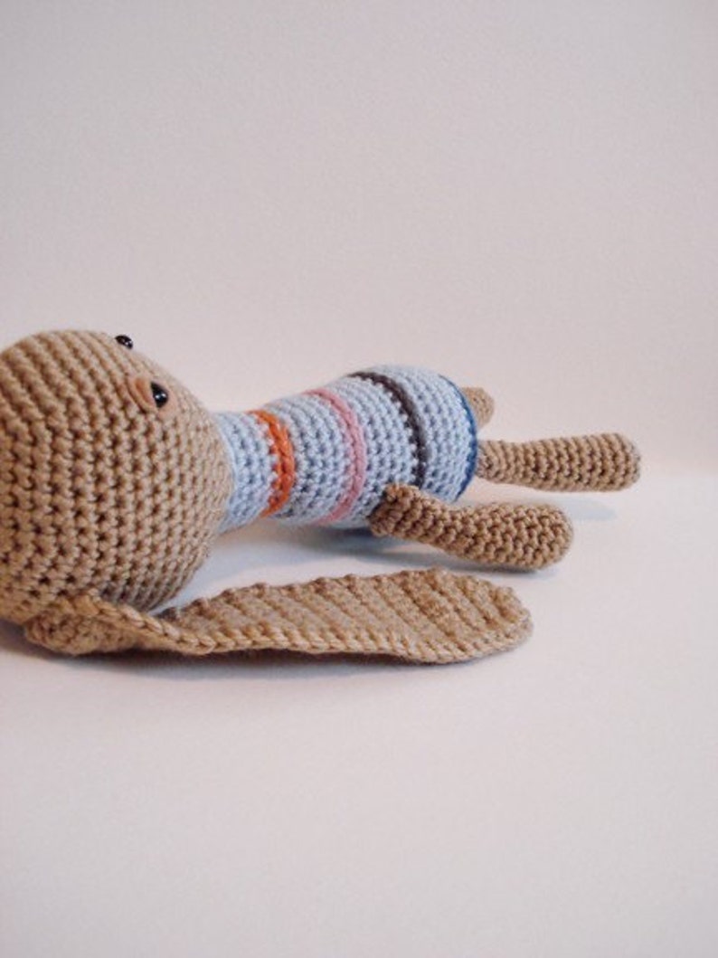 CROCHET PATTERN Amigurumi Bunny PDF Instant Download Cute Baby Shower Gift image 4