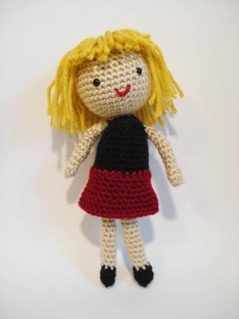 CROCHET PATTERN Amigurumi Dolly PDF Instant Download Baby Shower Gift image 5