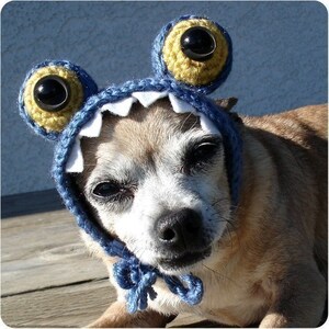 CROCHET PATTERN Pet Hat Costume PDF Instant Download Monster Cat Cute Halloween Disguise image 3