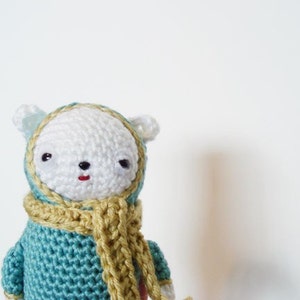 CROCHET PATTERN Amigurumi Hoodie Bear PDF Instant Download Plushie Stuffed Animal image 5