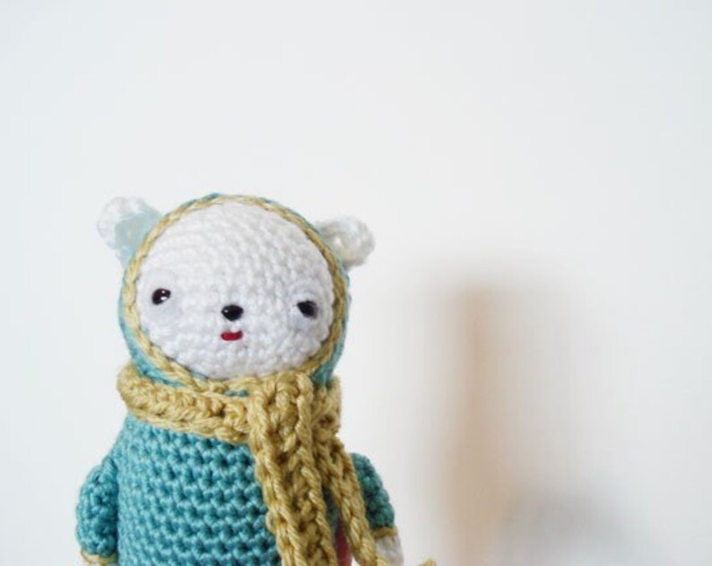 CROCHET PATTERN Amigurumi Hoodie Bear PDF Instant Download Plushie Stuffed Animal image 5