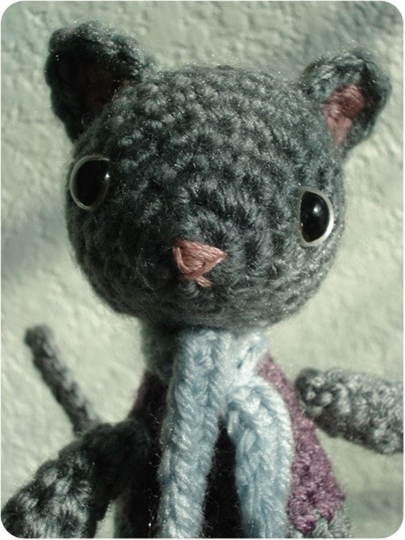 CROCHET PATTERN Amigurumi Kitty Cat PDF Instant Download Cute Plushie Gift image 2