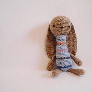 CROCHET PATTERN Amigurumi Bunny PDF Instant Download Cute Baby Shower Gift image 2