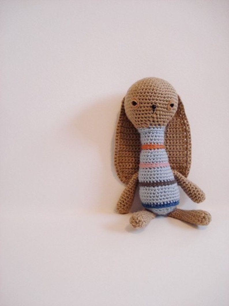 CROCHET PATTERN Amigurumi Bunny PDF Instant Download Cute Baby Shower Gift image 2