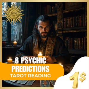 8 Psychic Predictions Reading, Same Day Psychic Predictions, General Love Career Predictions, Psychic Tarot Reading