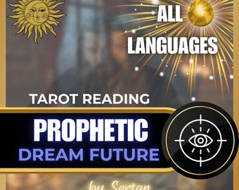 Lectura de Tarot de Sueños Proféticos, Visión Futura y Orientación Psíquica