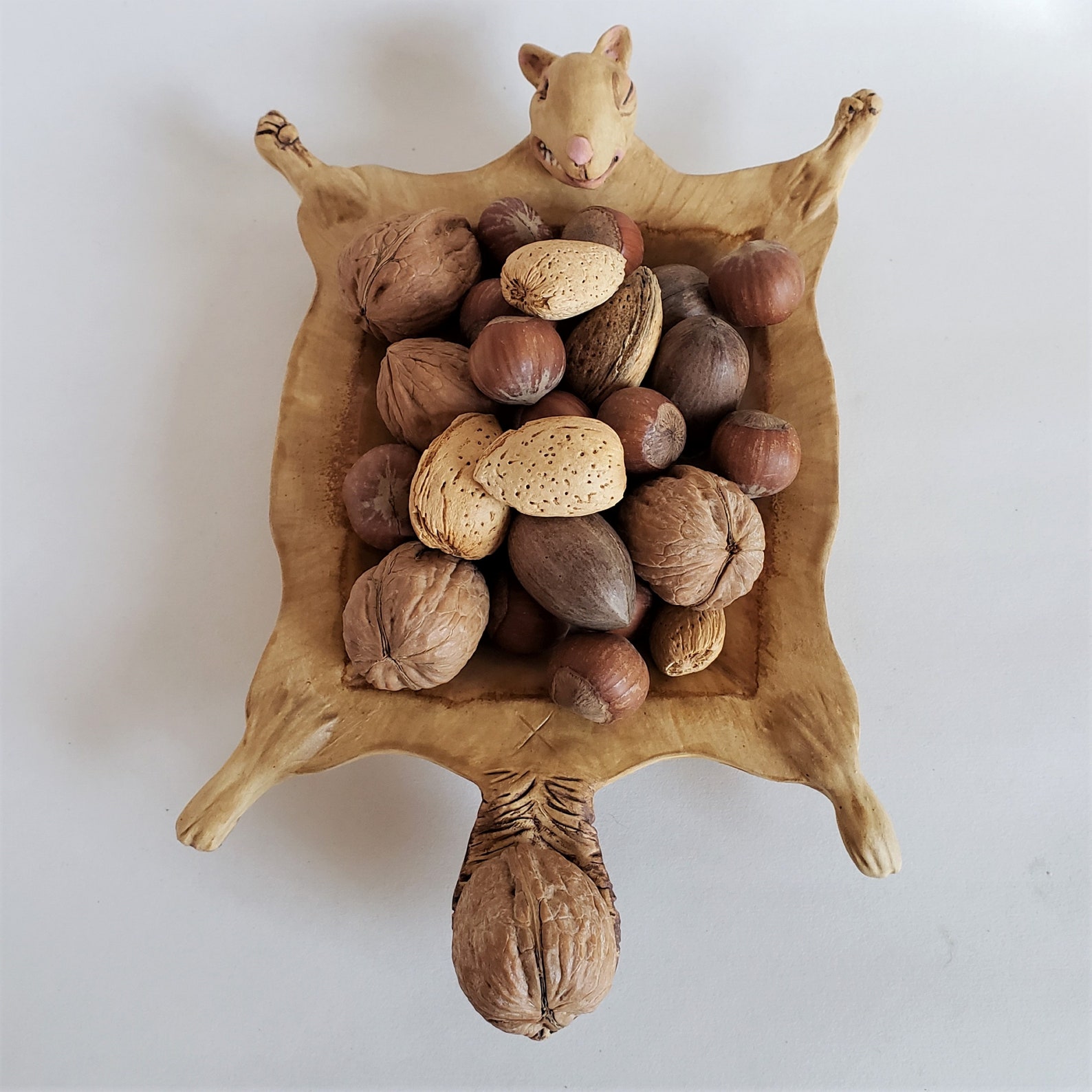 Rectangular Squirrel Nut/candy Dish 311/20 Etsy