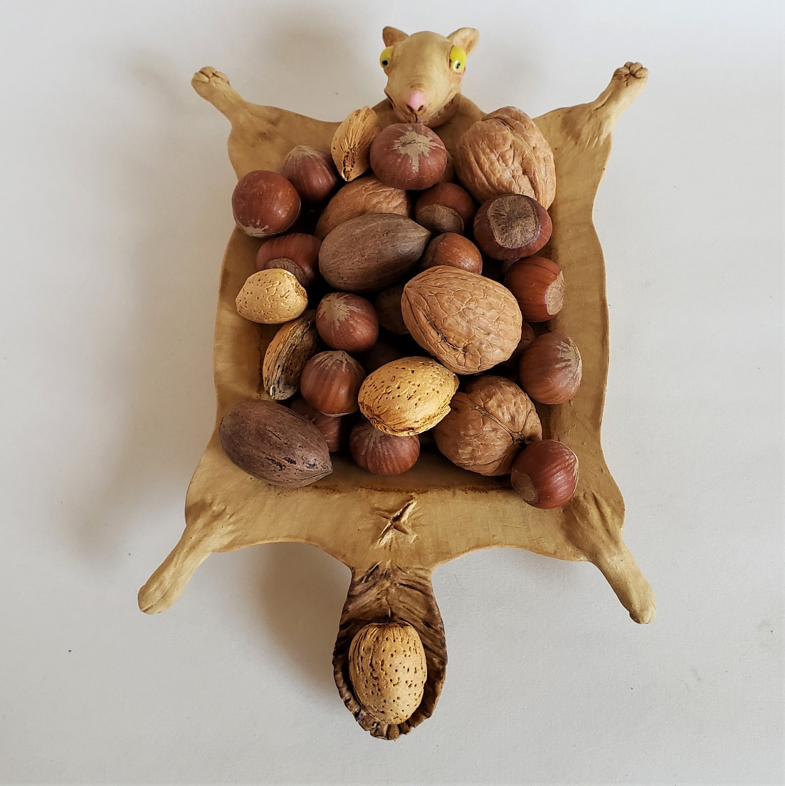 Rectangular Squirrel Nut/candy Dish 611/20 Etsy