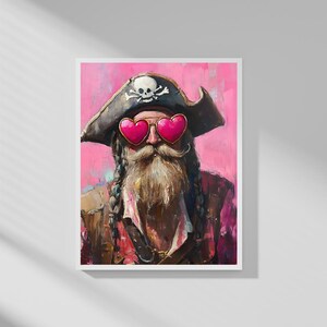 A Pirate with a Love Theme| maximalist decor|  High-Resolution Digital Download | Perfect for Wall Art or Cards 41