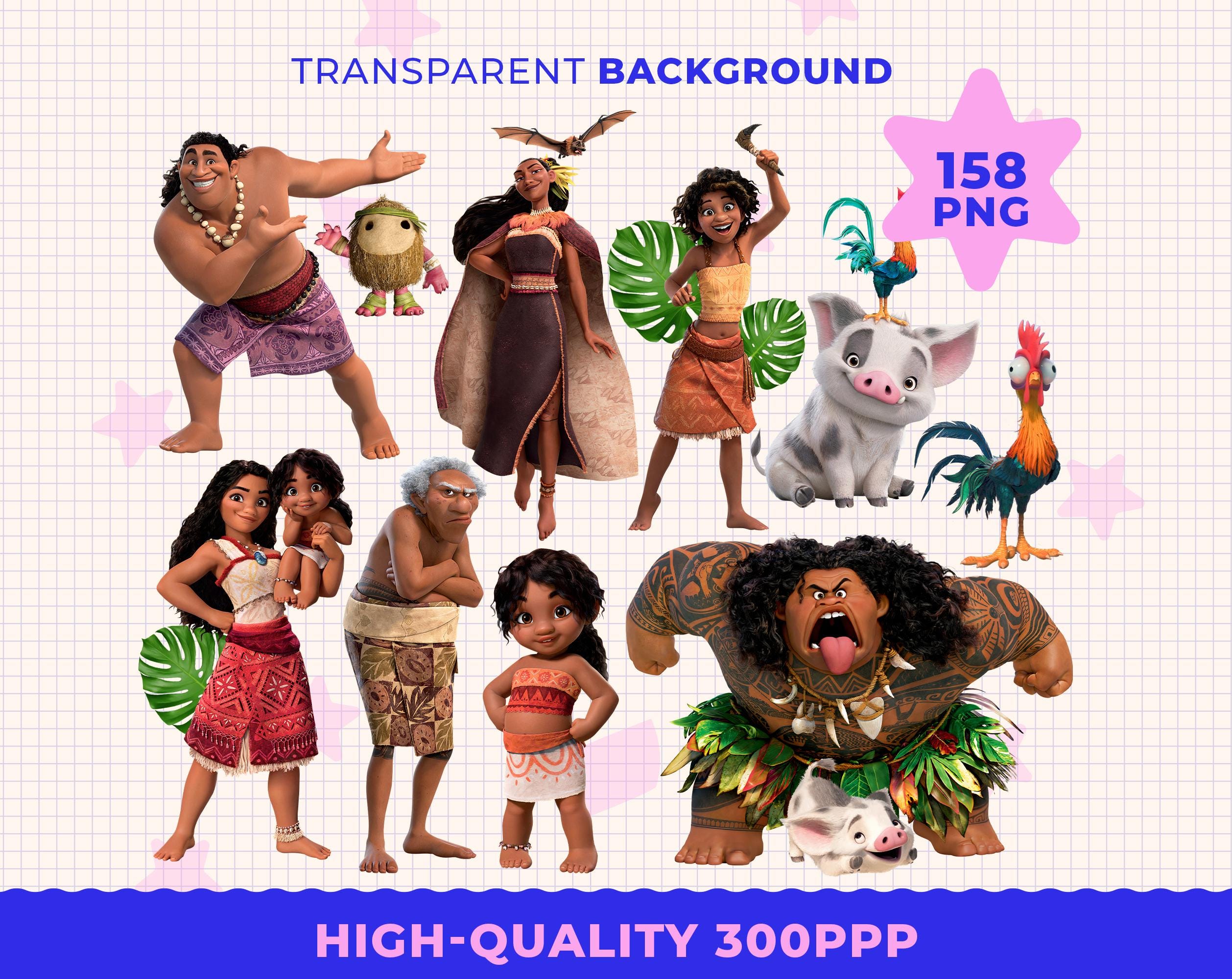 *moana* オーダーページ Cute Toddler Moana - 4 Digital Images, Cliparts, Moana SVG