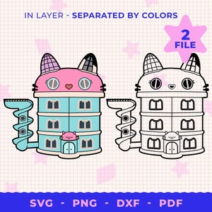 Gabby Dollhouse SVG, Gabby clipart Art svg, Gabby Dollhouse Shirt SVG, Dollhouse SVG, Printable Gabby shirt, Instant Download