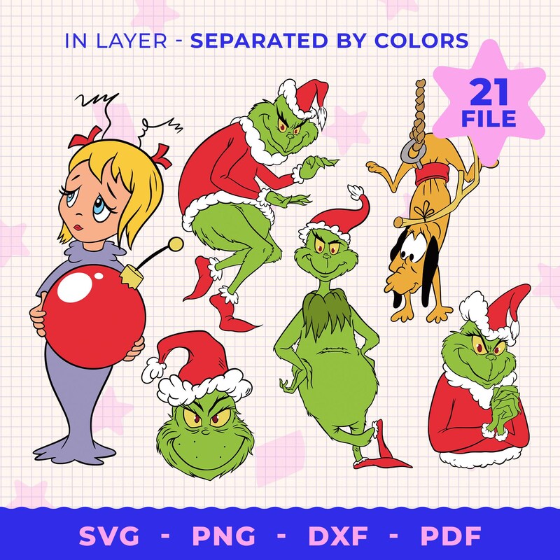 Grinch Cut Out - Etsy