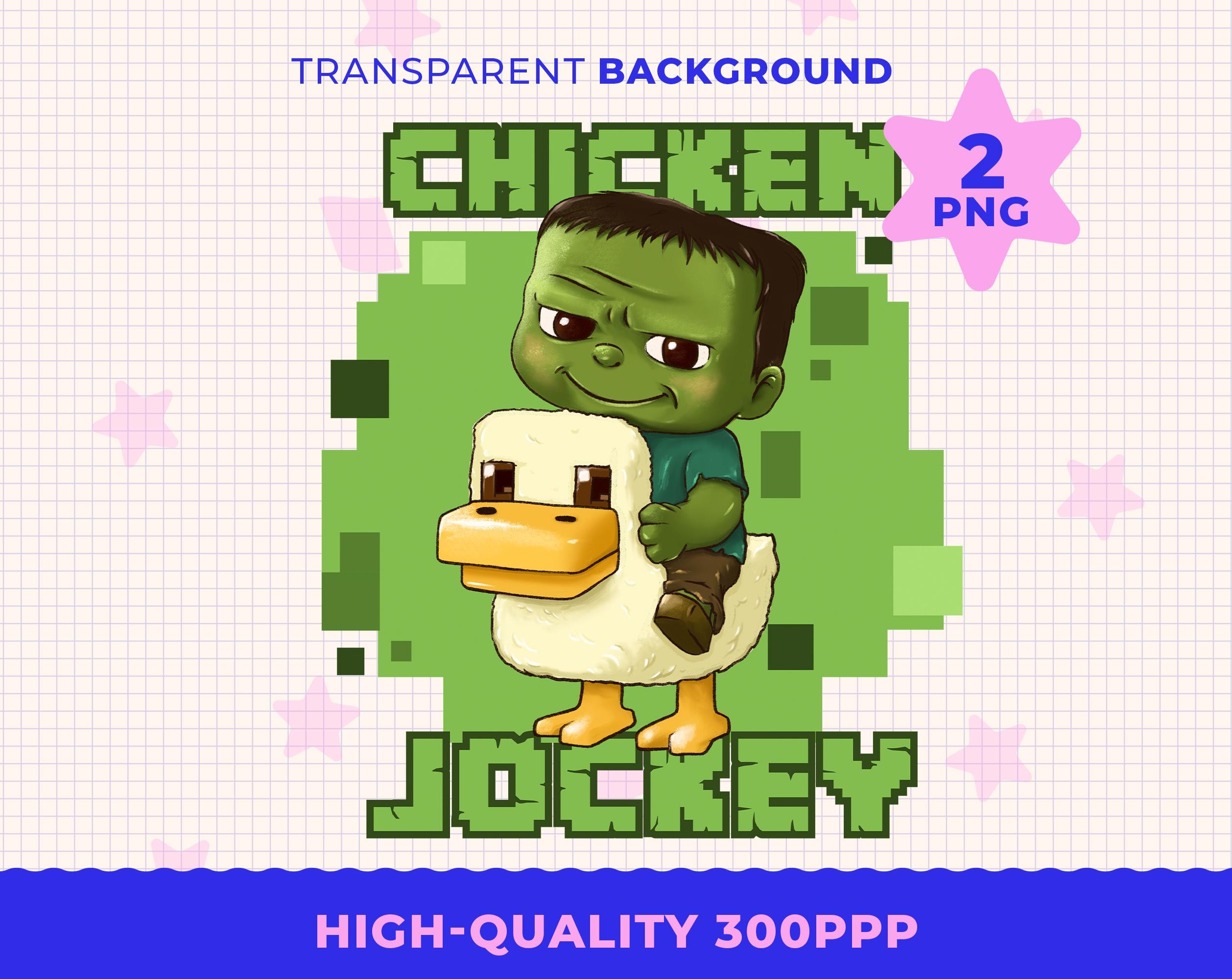 Chicken Jockey Minecraft PNG