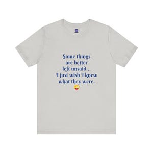 Funny Unisex Jersey Short Sleeve Tee