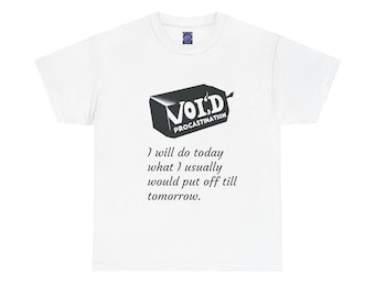 Motivational Unisex T-Shirt: Positive Graphic Tee, Void Design