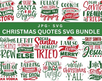クリスマスの名言SVGバンドル、クリスマスオーナメントSVG、冬のSVG、クリスマスライトSVG、面白いホリデーの格言、クリスマスの名言
