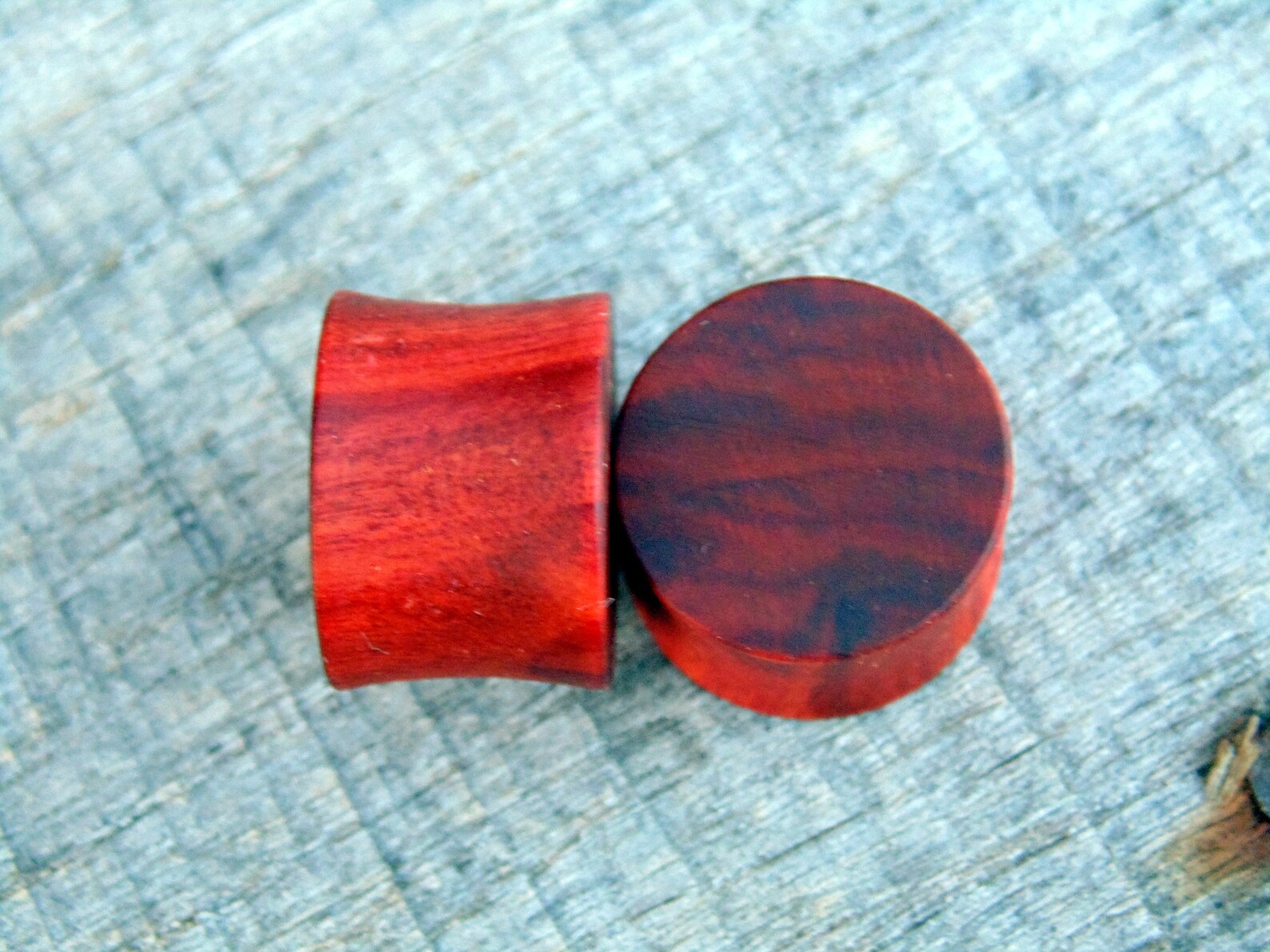 16mm Redheart Wood Ear Plugs Organic Beautiful Hand Crafted Etsy