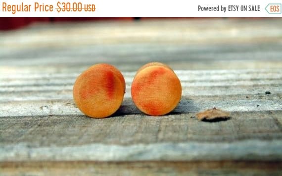 Valentine20 Off 9 5mm Red Flame Box Elder Ear Plugs Hand Etsy