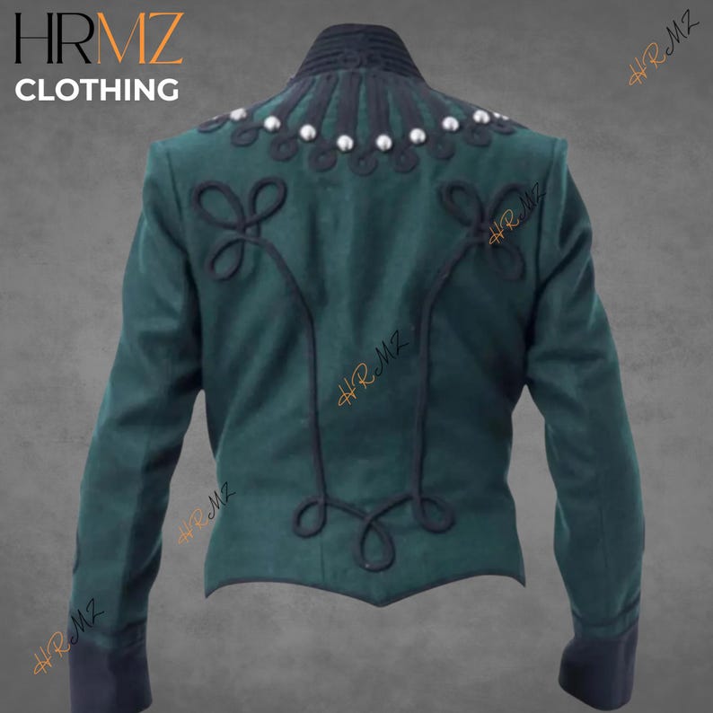 New Napoleonic 95th Rifles Military Hussar Jacket – Elegant Regency ...