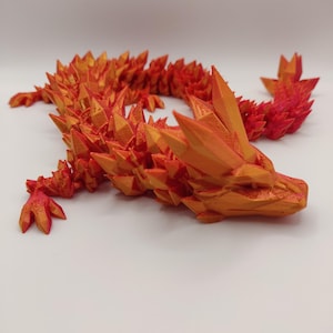 Dragon fidget toy articulated figurine, 3D Printed